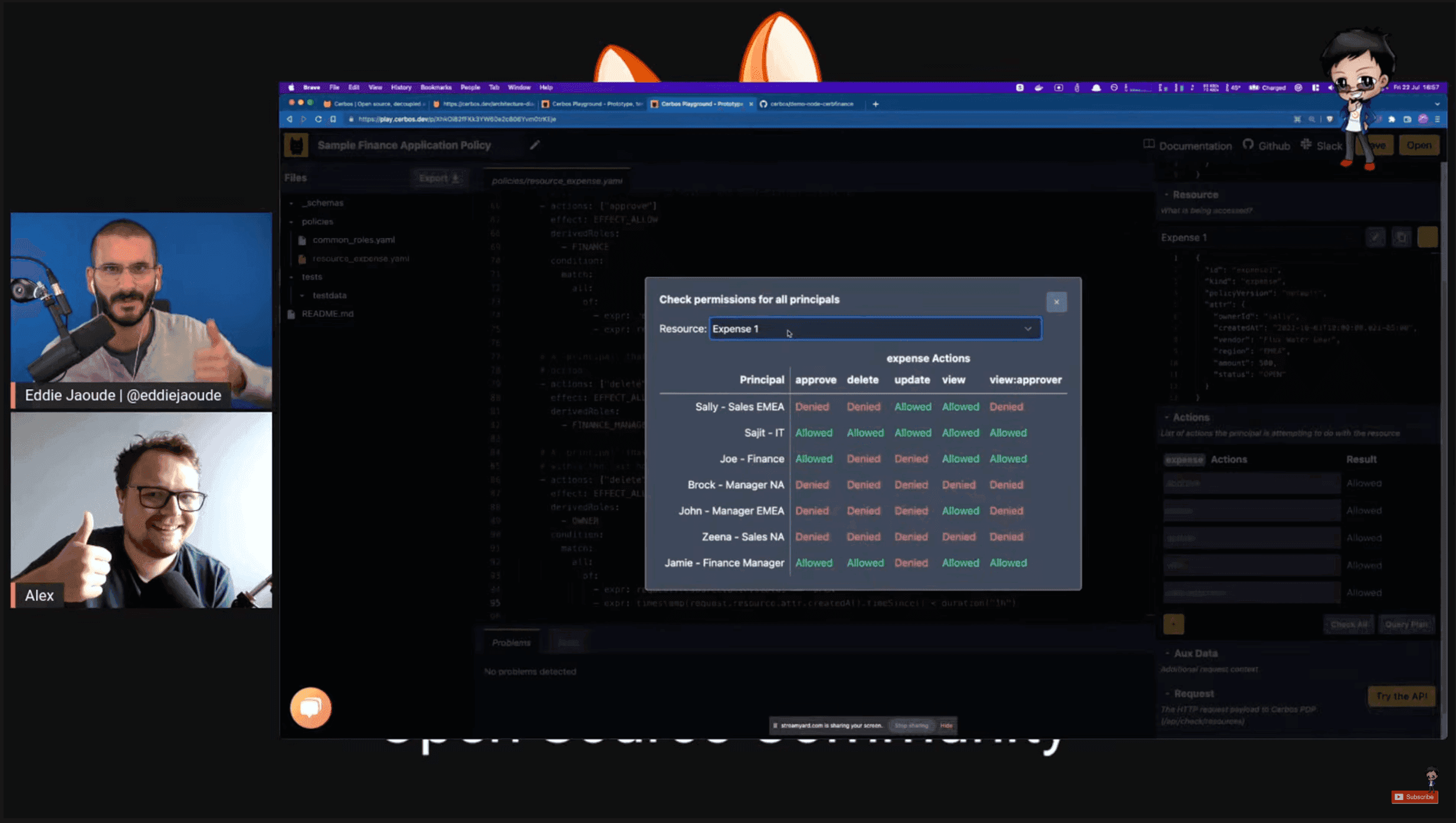 Eddie Jaoude: Authorisation for YOUR apps using an API request with Cerbos