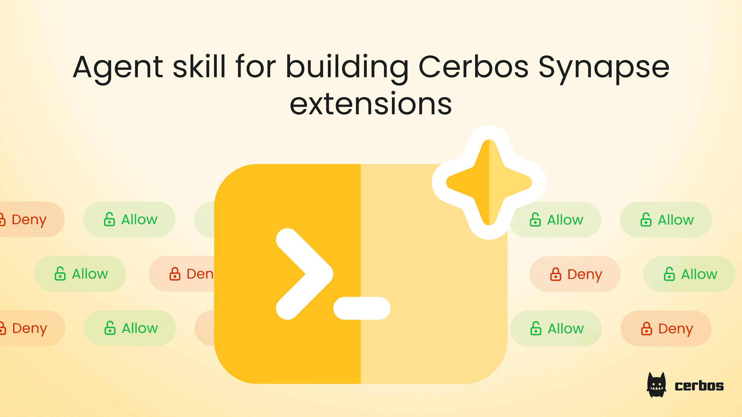 Agent skill for building Cerbos Synapse extensions