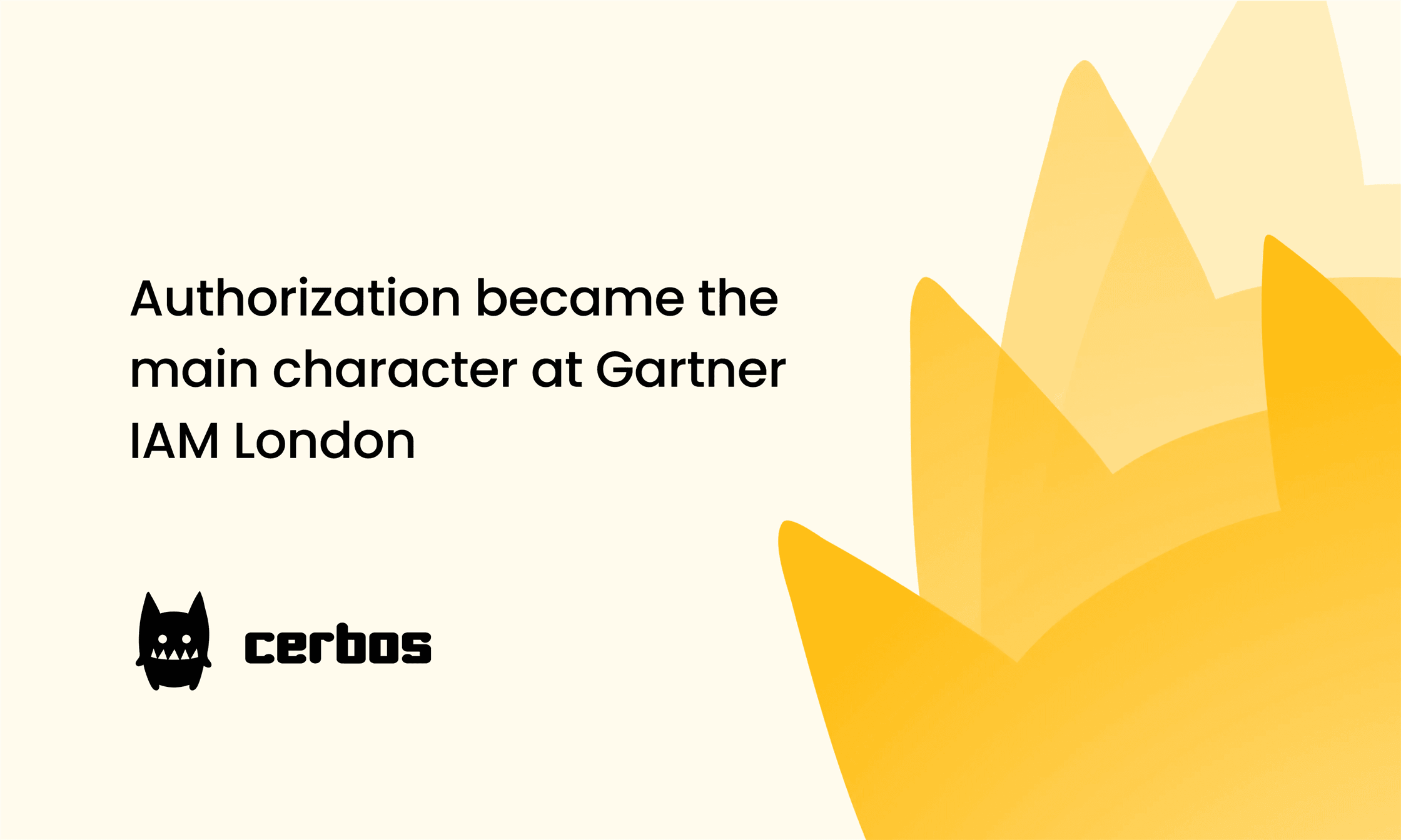 Authorization became the main character at Gartner IAM
